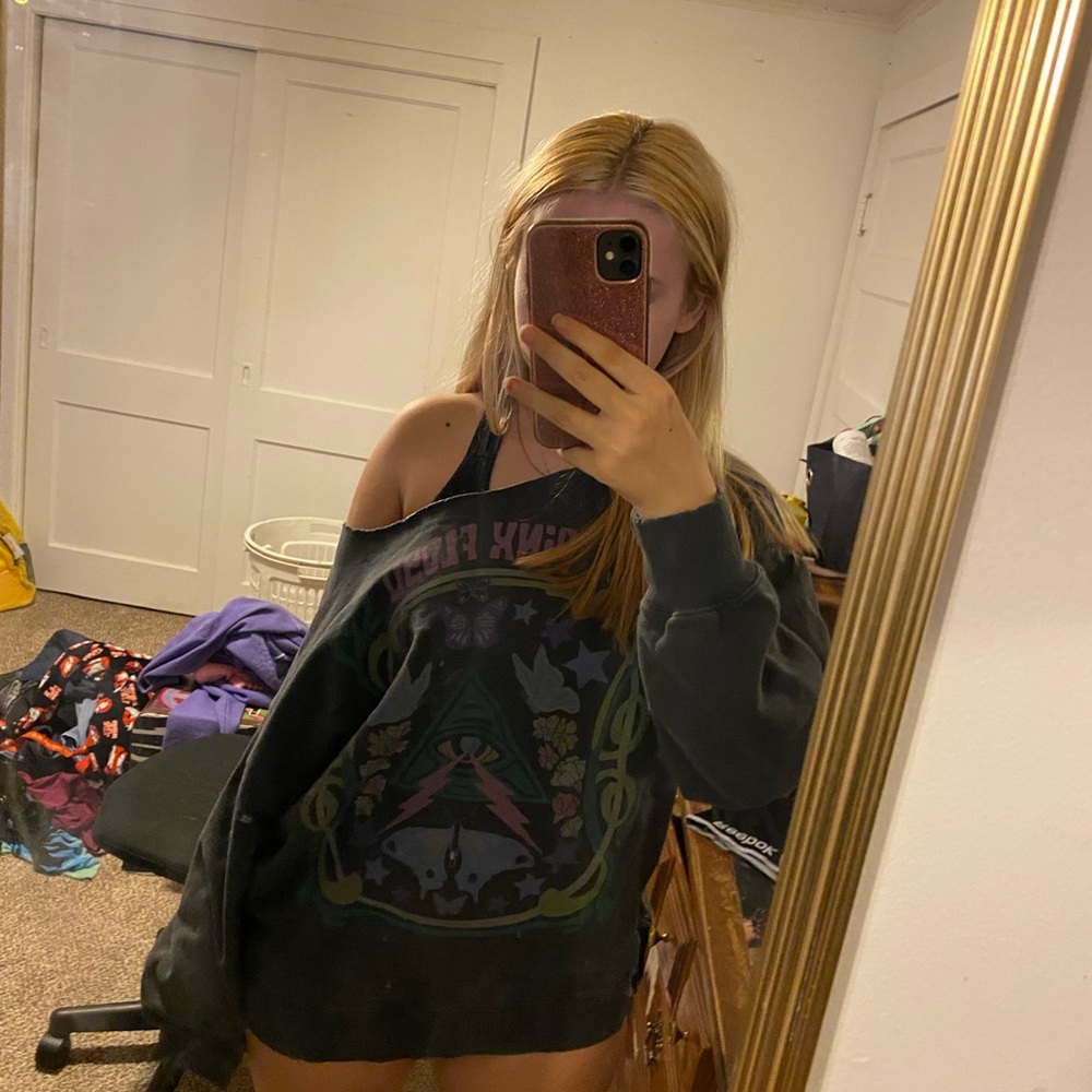 Women's Graphic Black Sweatshirt
